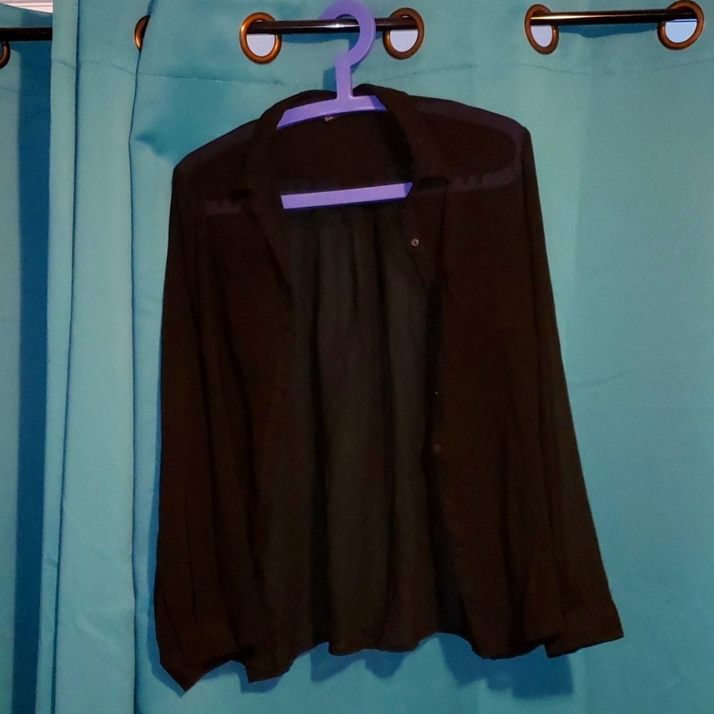 Button down long shirt